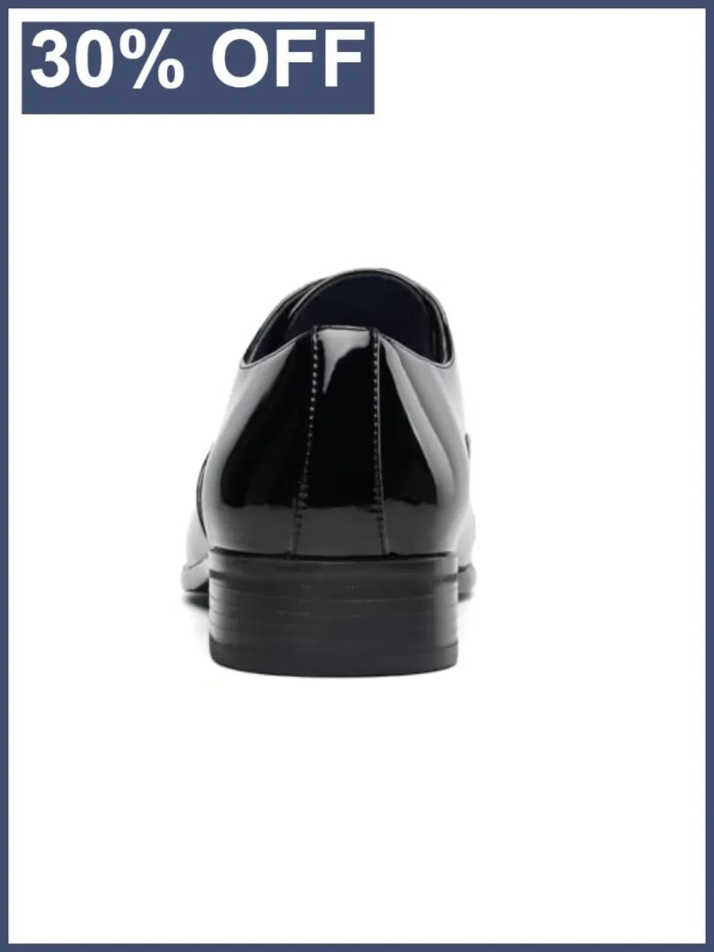 Men's Patent Leather Lace-Up Oxford Dress Shoes Formal